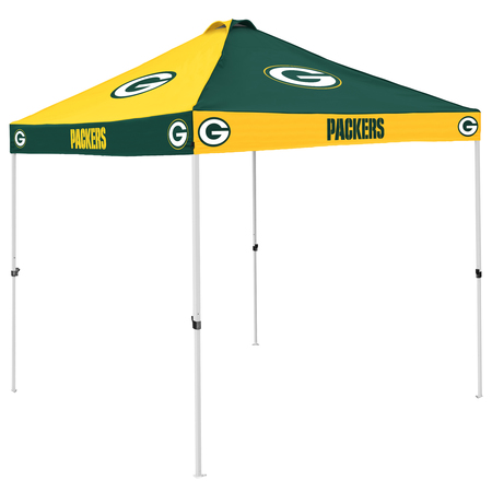 Green Bay Packers Checkerboard Canopy -  LOGO BRANDS, 612-42C
